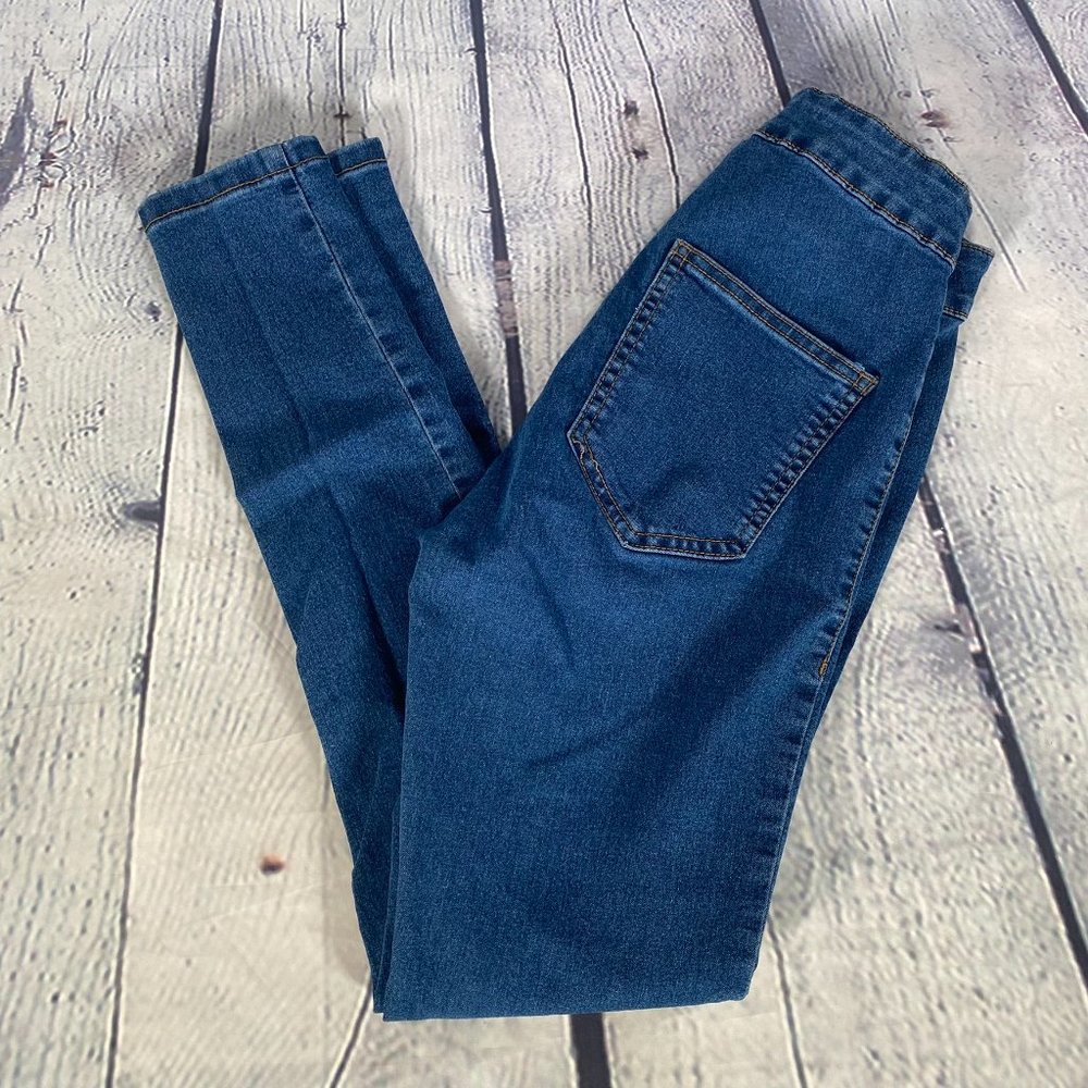 Cotton On High Rise Jegging Blue Dark Wash - Picture 7 of 7